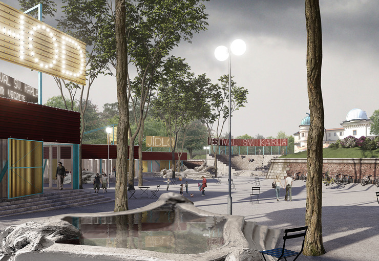 Festivalový areál Petřín 2