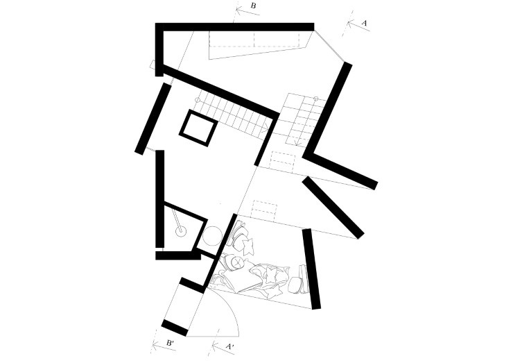 zahradní pavilon - půdorys 2